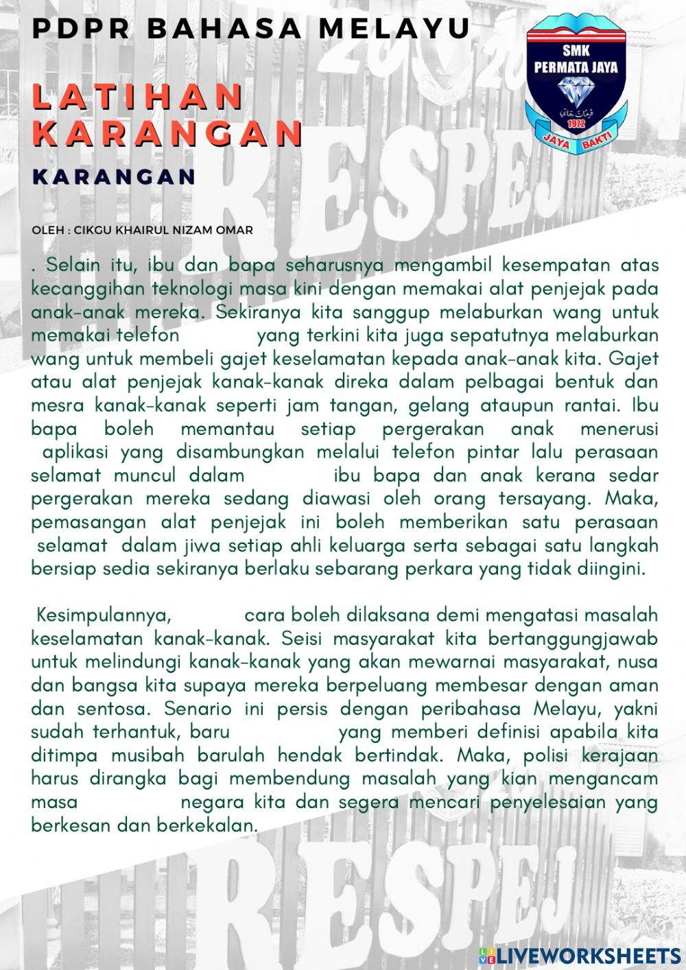 Karangan 1