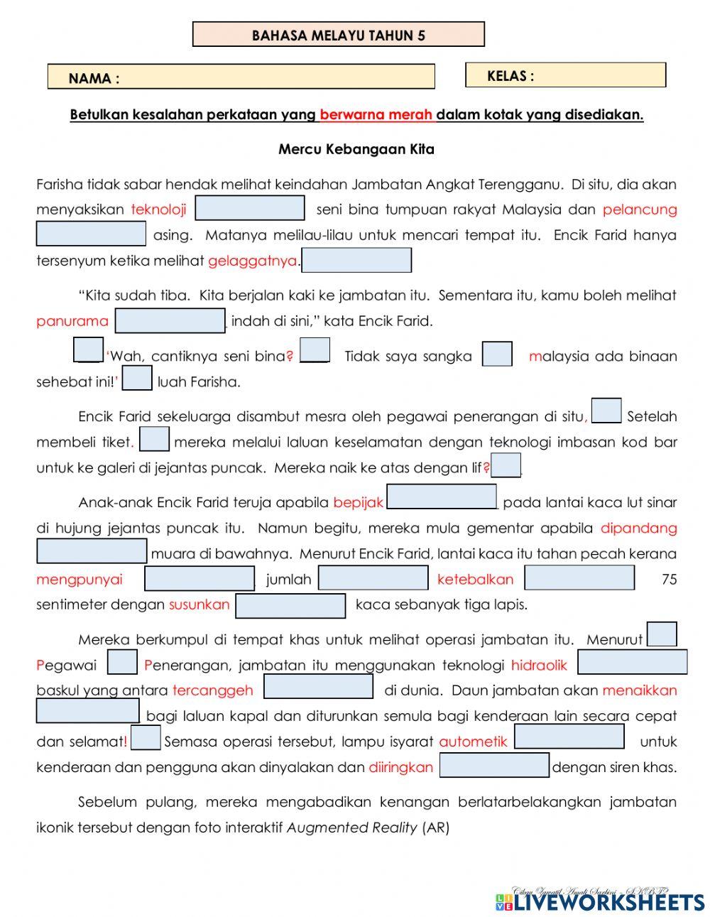 Mercu Kebangaan Kita