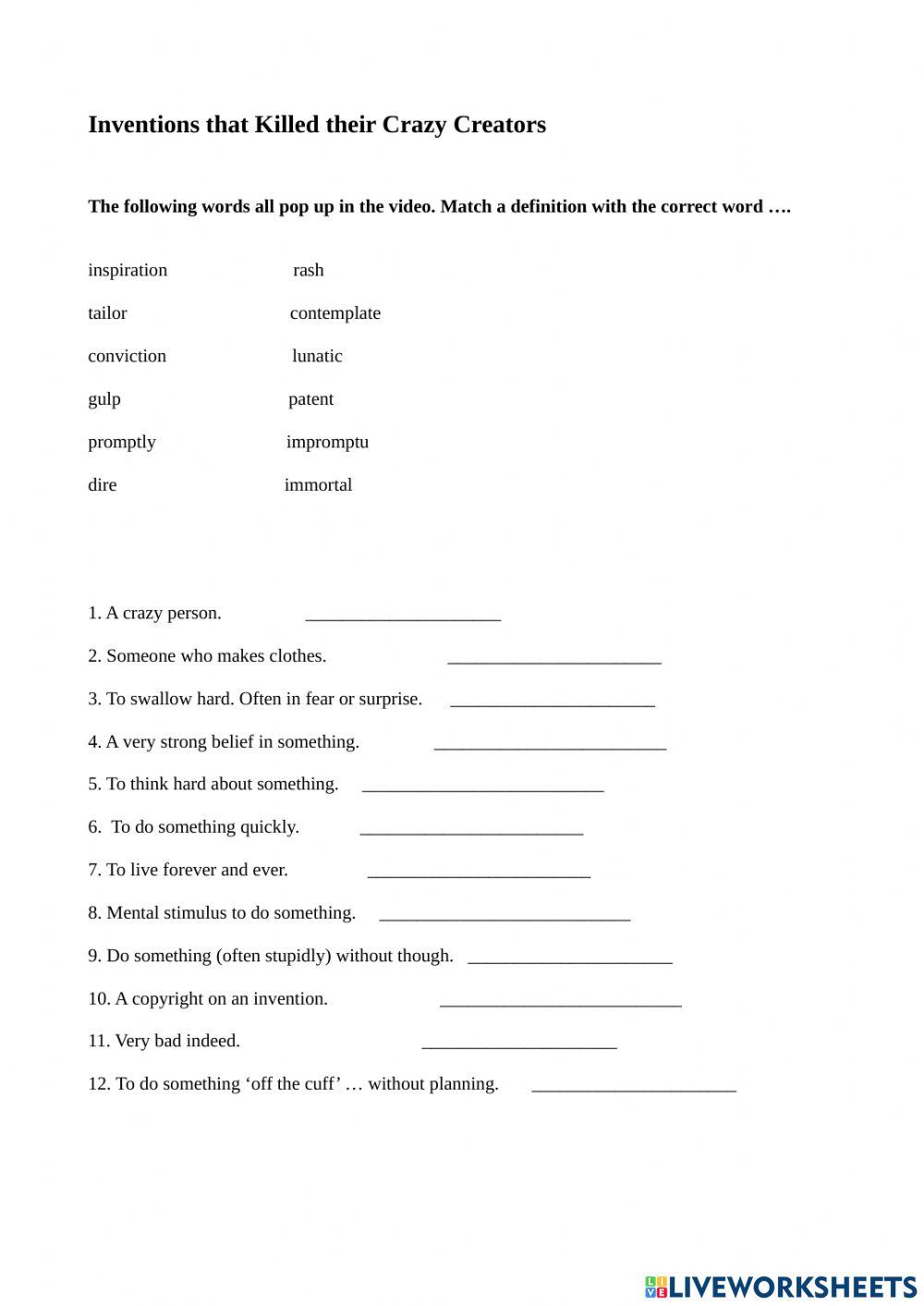 Inventions that killed inventors