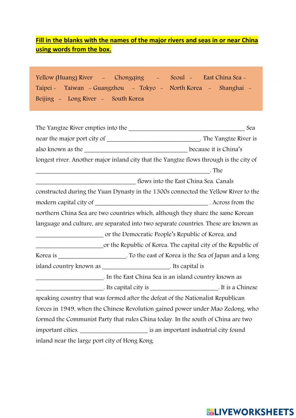 Geography of East Asia