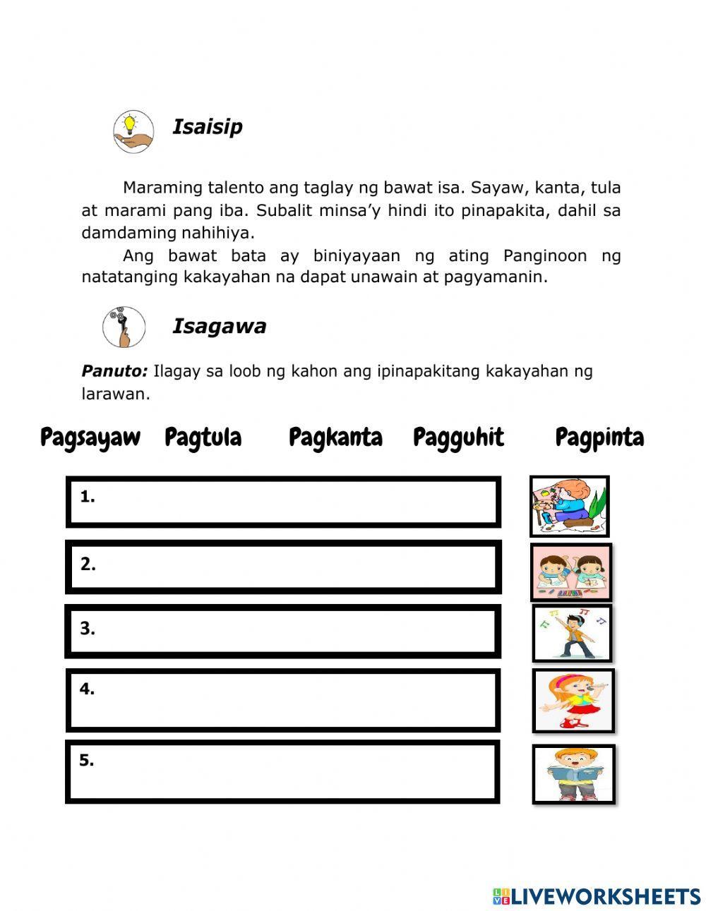 Edukasyon sa Pagpapakatao Module-Week 2