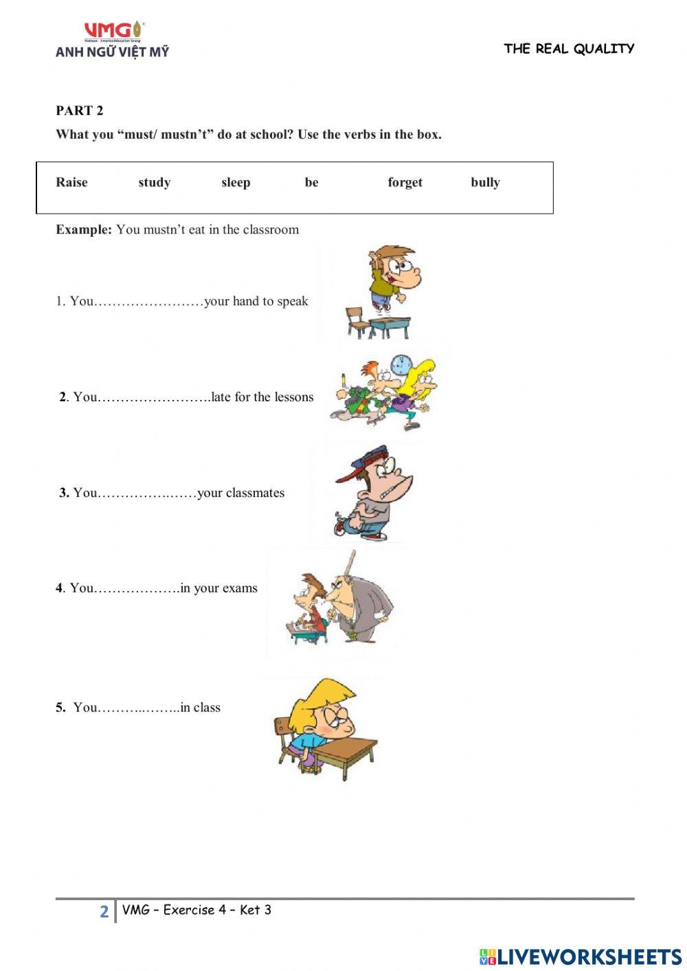 KET 3 - ONLINE PRACTICE - TEST 4