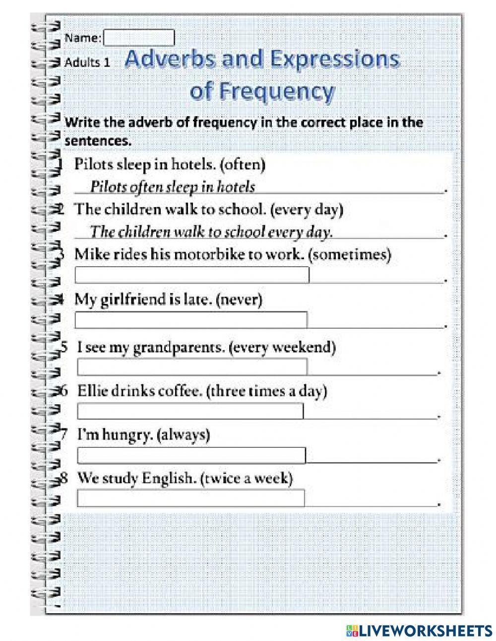 Drag and drop adverb