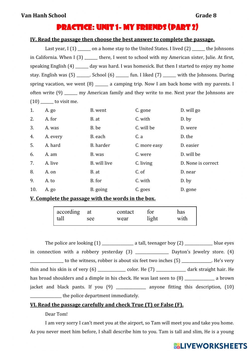 Practice-grade 8-u1-part2