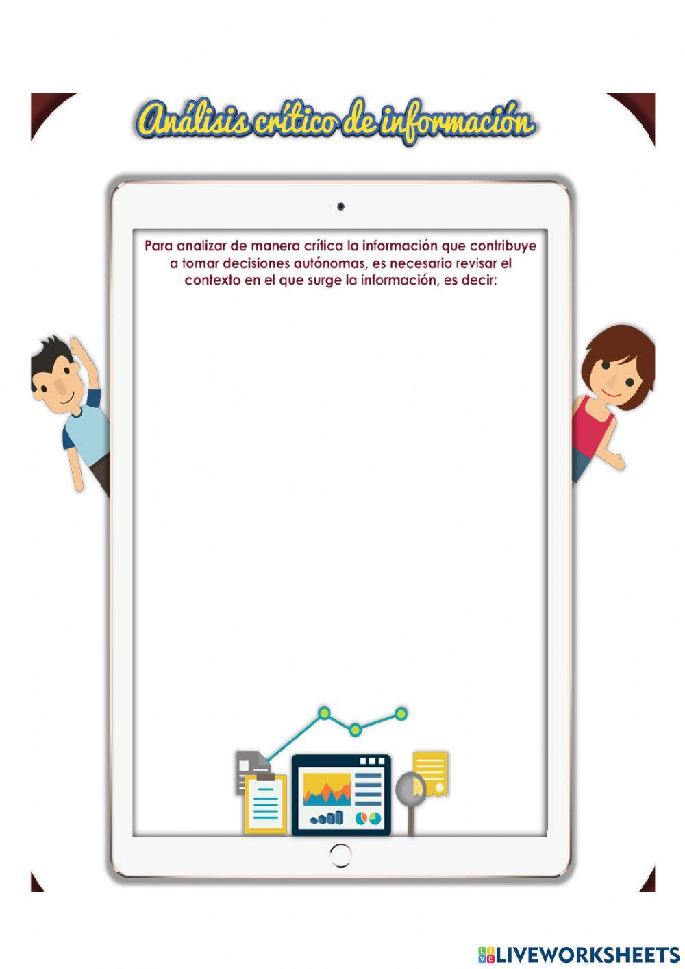 Analizando información