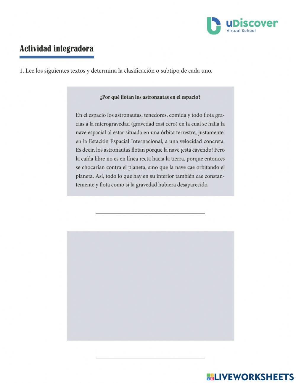 Reconocer subtipos textos expositivos-explicativos