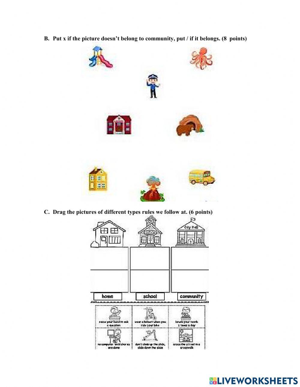 Following rules and Laws and being a good citizen