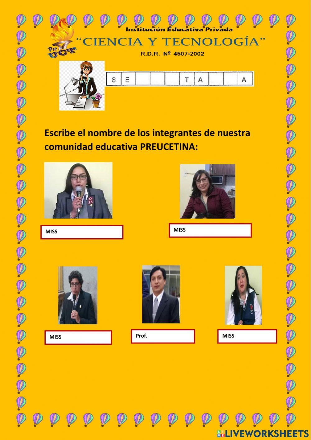 Mi comunidad educativa