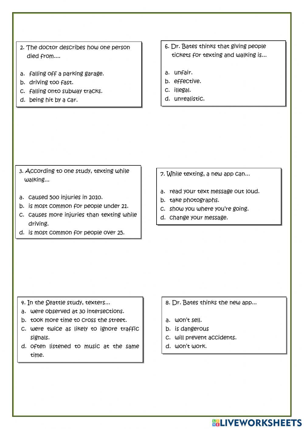 READING - WILLIAMSON