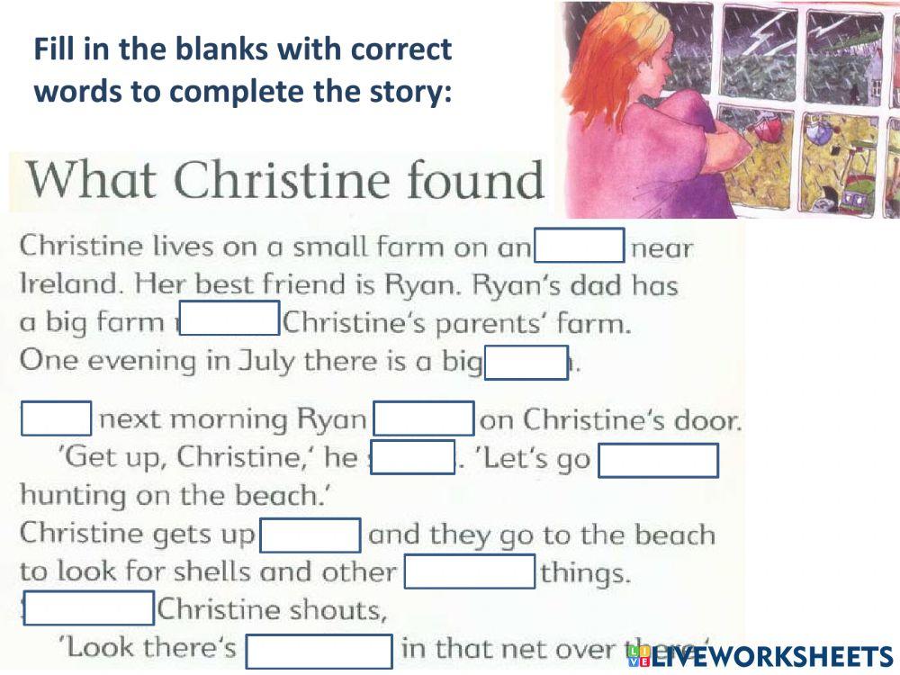 Super Mind 3 - Unit 3 - Story time - WHAT CHRISTINE FOUND