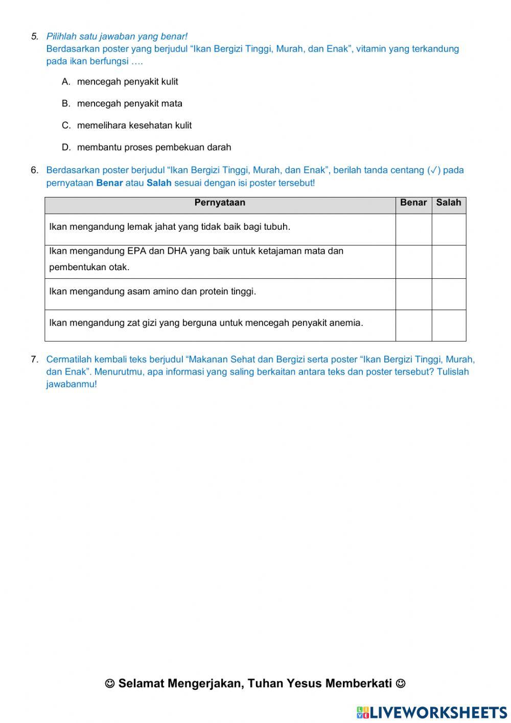 Pts ganjil tema 2 kelas 4