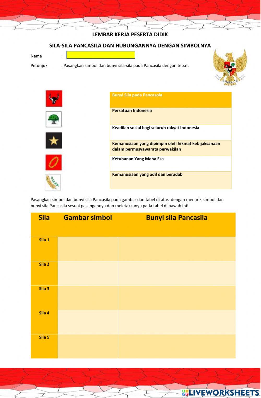 Sila-sila pada Pancasila