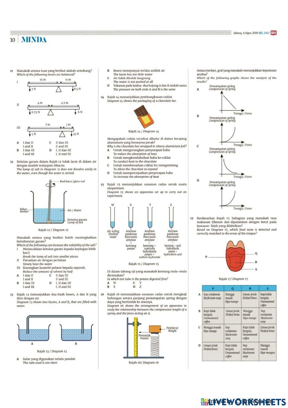 Peperiksaan Percubaan PT3 2019 ( BH)