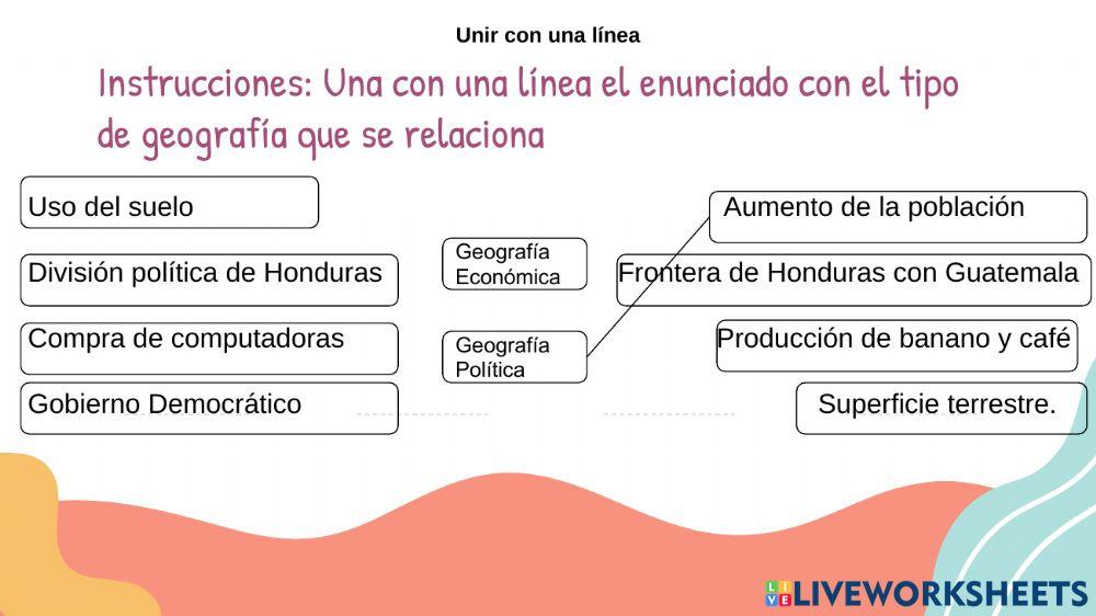 Geografía económica y política