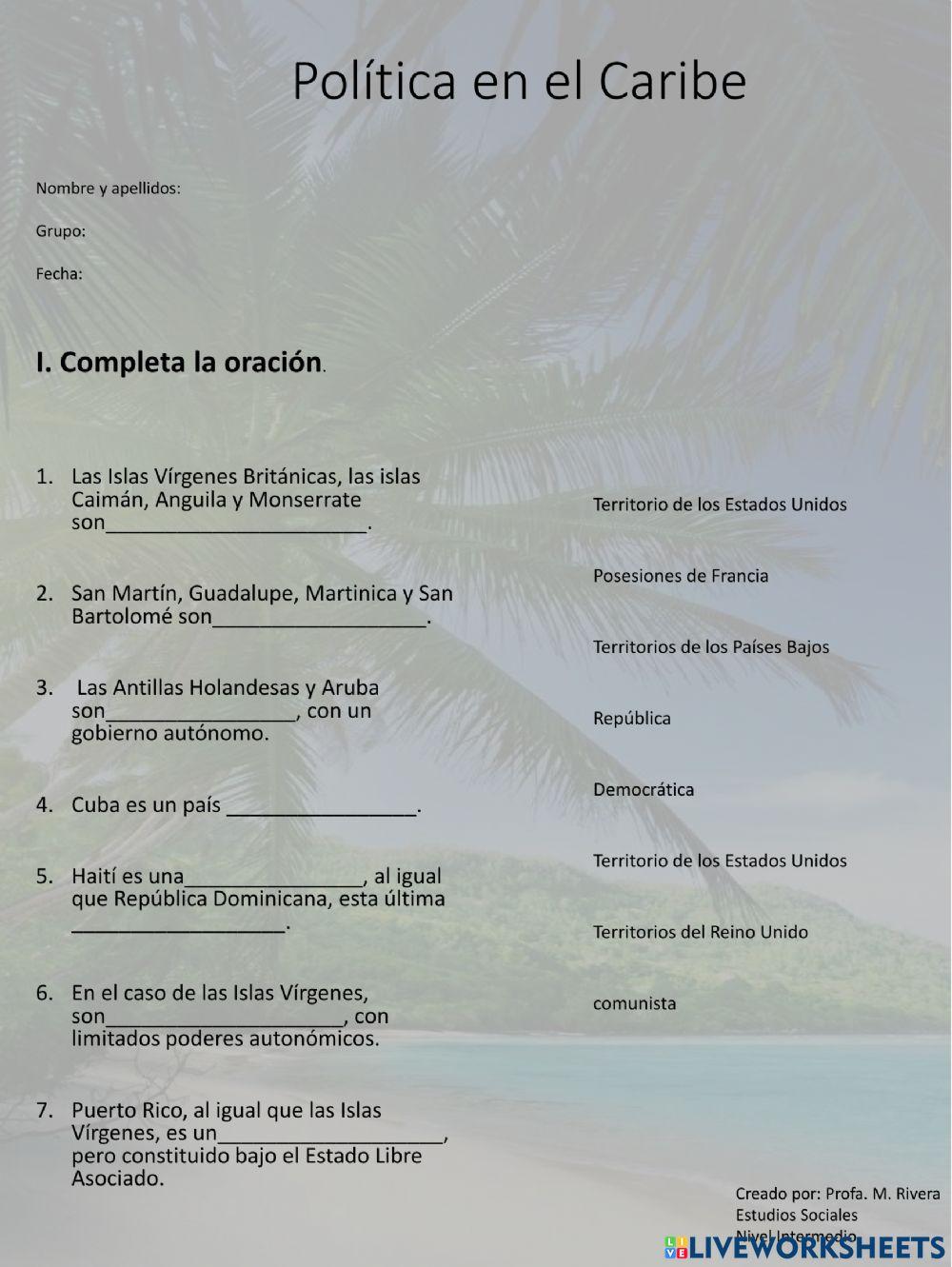 Política en el Caribe