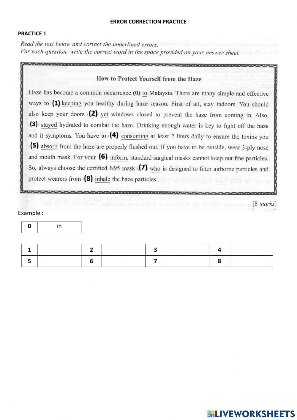 Error Correction Error Correction