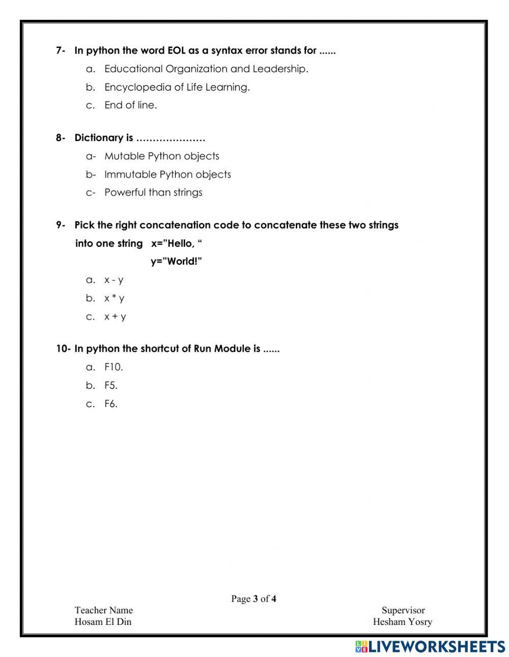G10 Worksheet No. 1