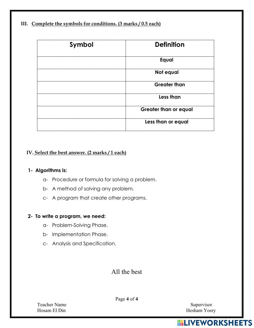 G10 Worksheet No. 1