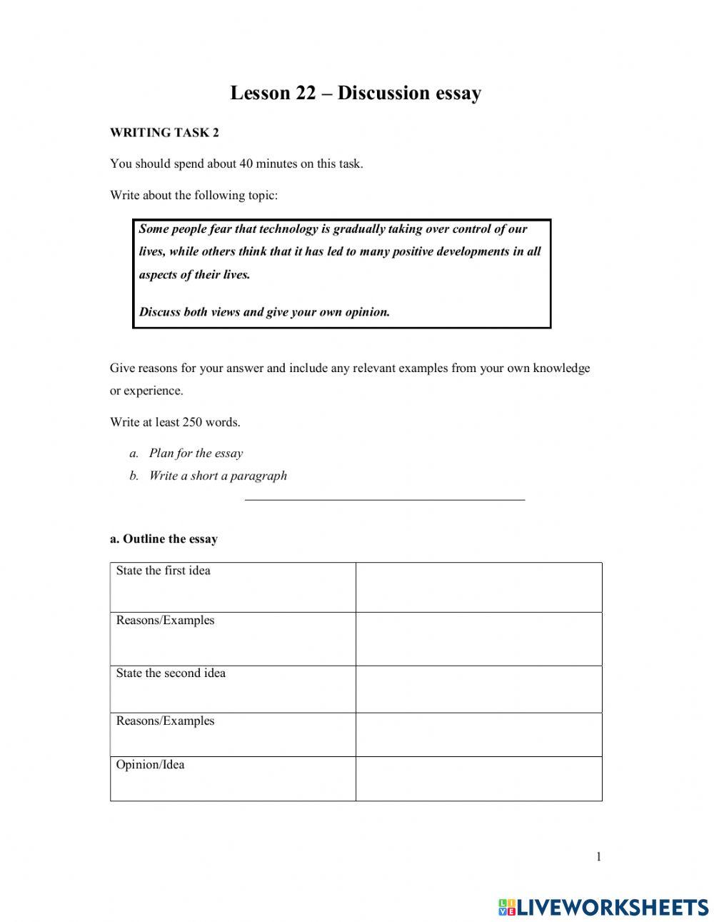 Discussion technology