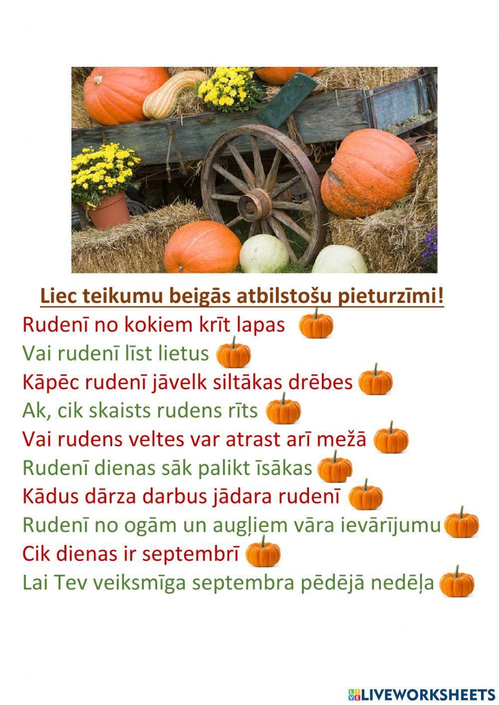 Pieturzīmju lietojums teikumu beigās