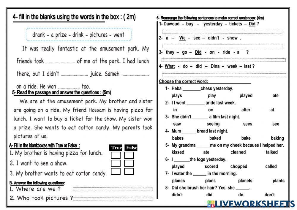 Prim 5 unit 2 Time for English