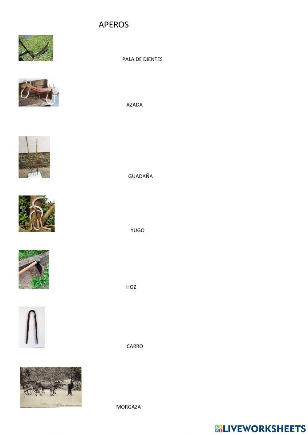 Aperos de labranza