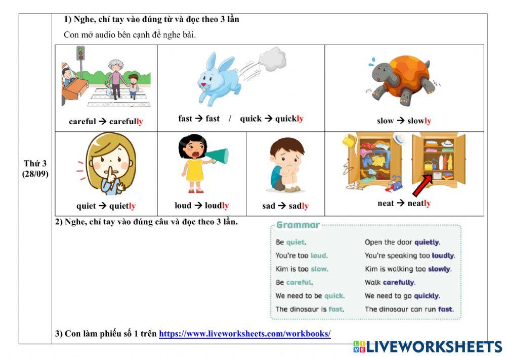 Phiếu Giao Bài Tuần 9 (27.9 - 1.10)