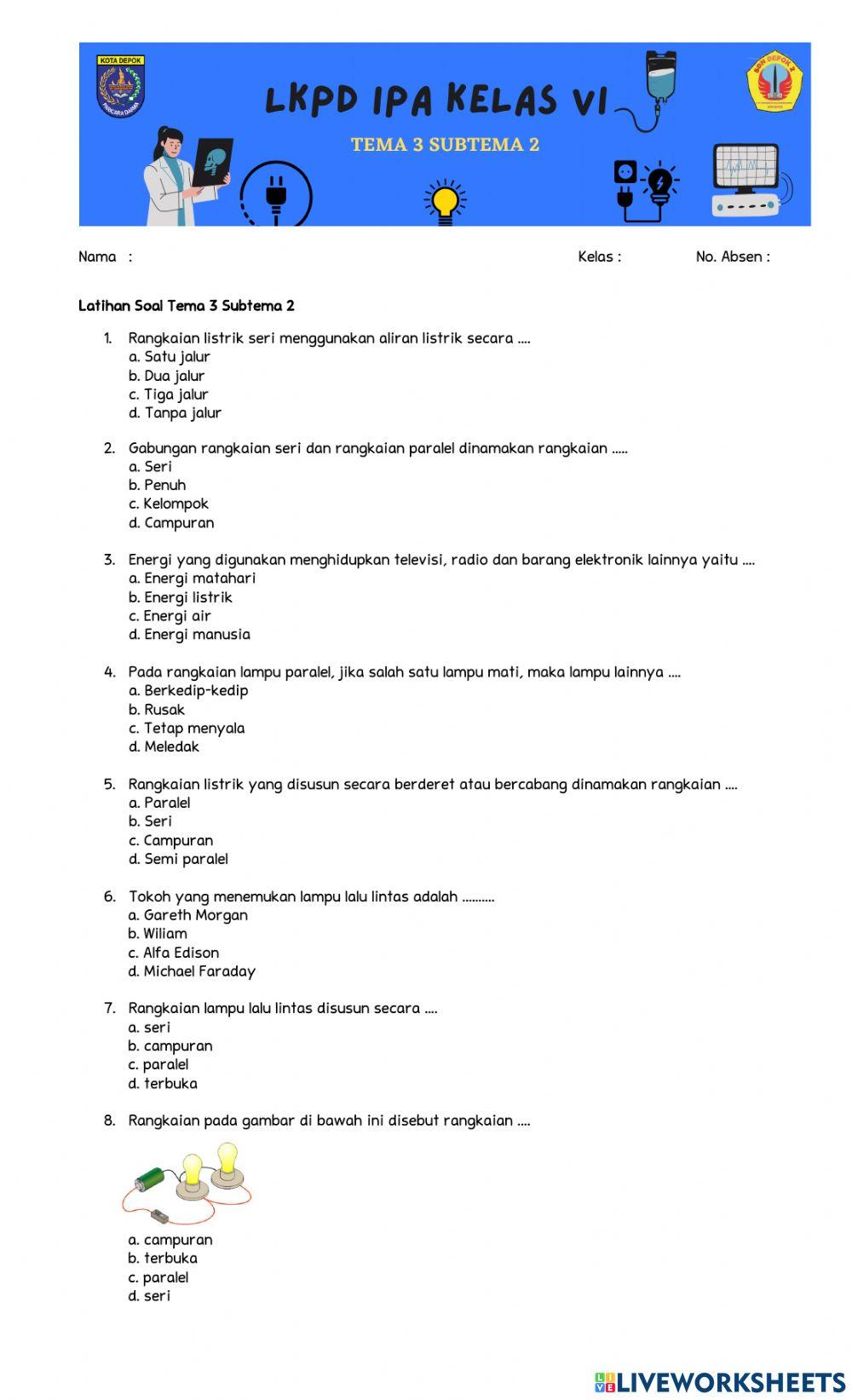 Ujang Toni - LKPD IPA TEma 3 SubTema 2