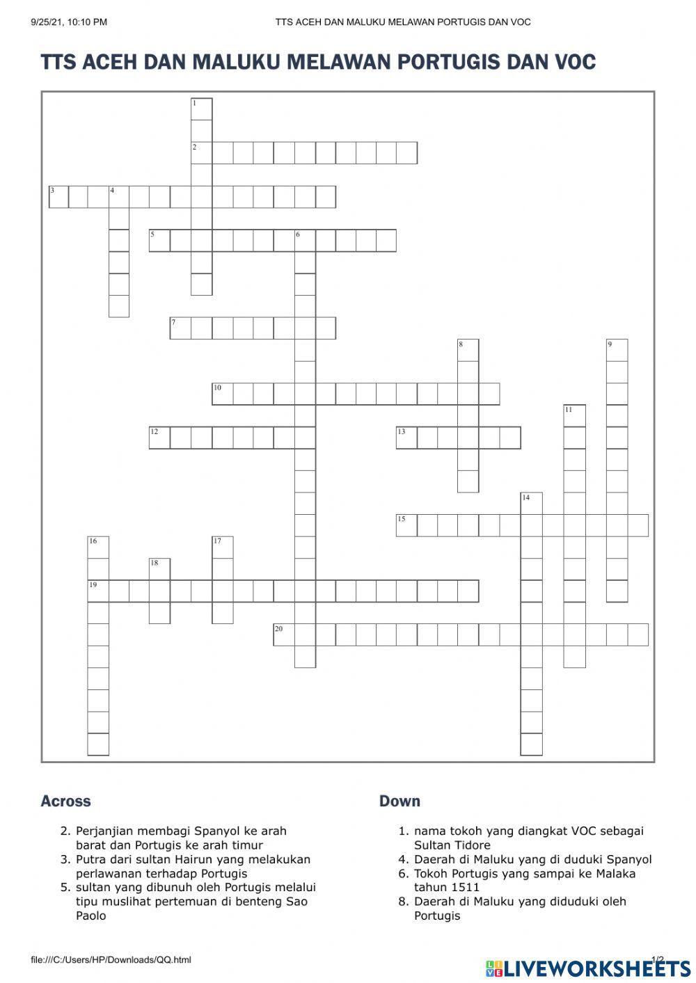 Tts aceh dan maluku melawan kolonialisme imperialisme