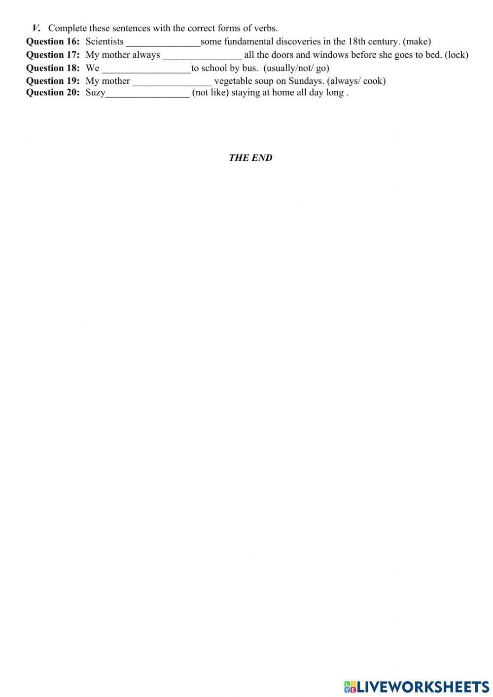 Practice test 3 grade 10