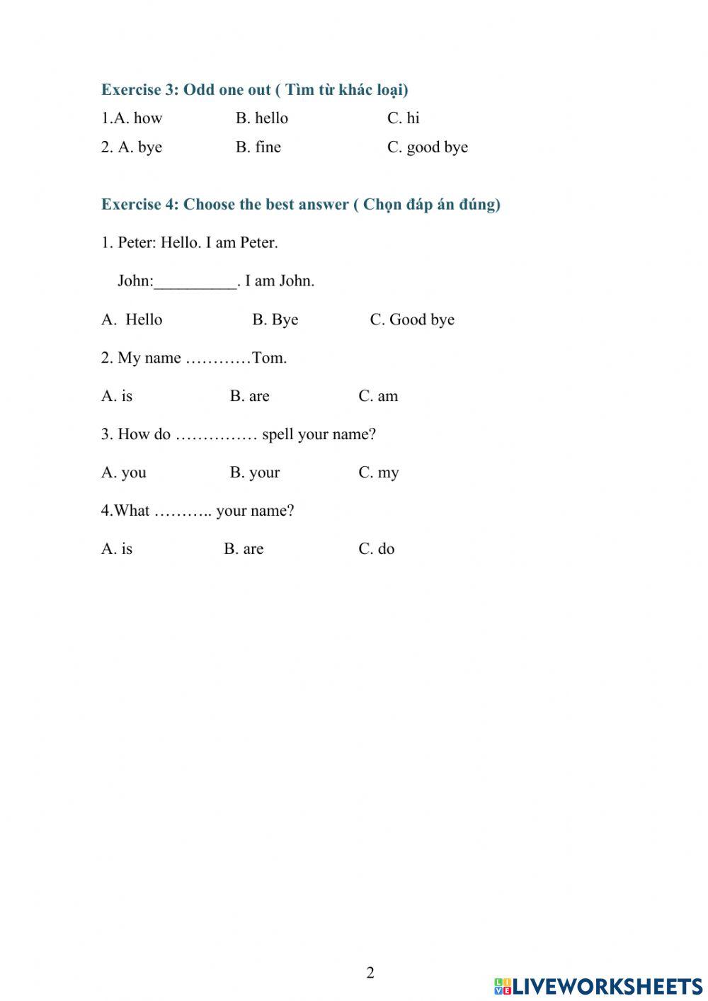 Test 1- grade 3- mrs.ha- nhattan
