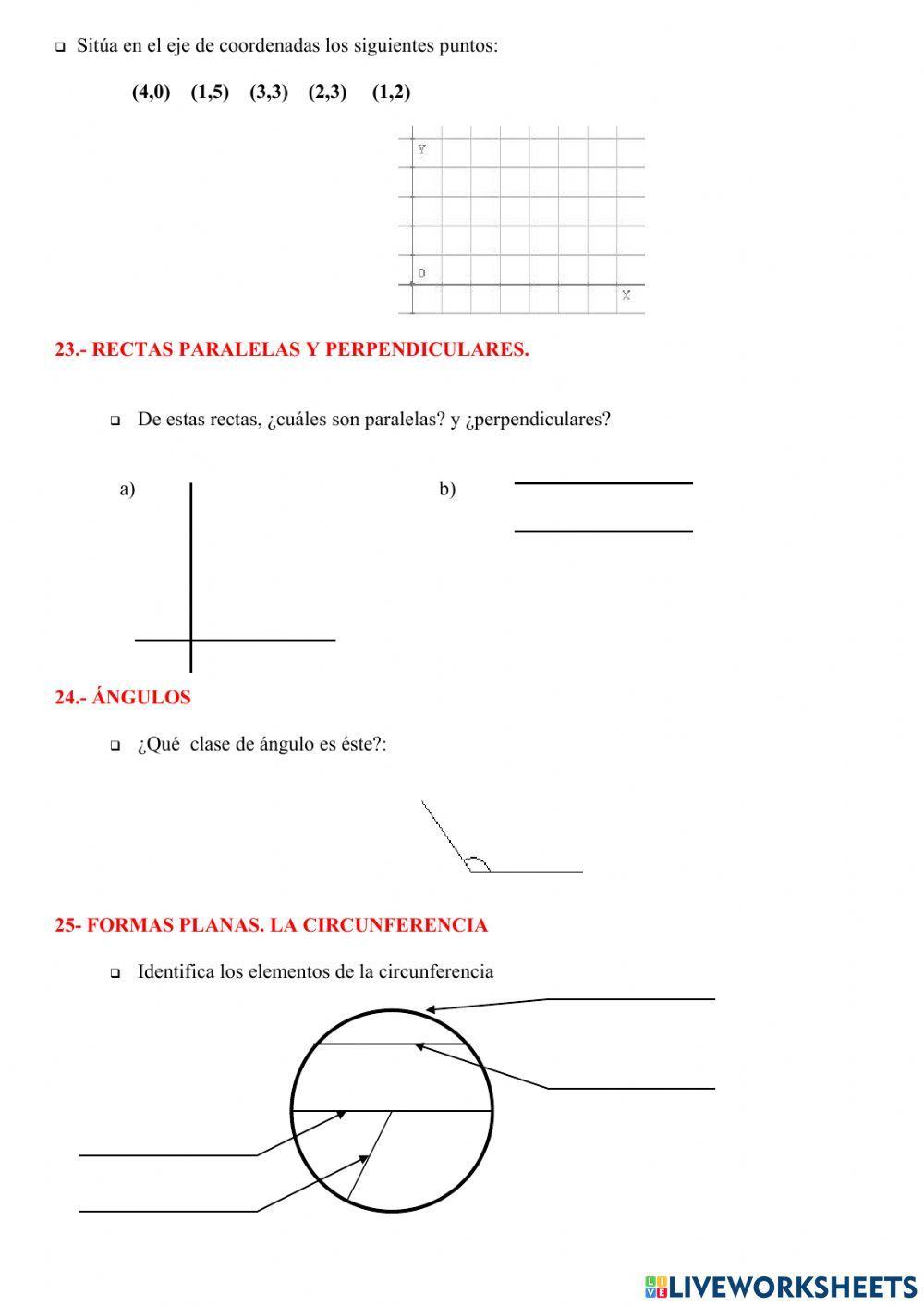 Prueba de evaluación inicial 6º ep