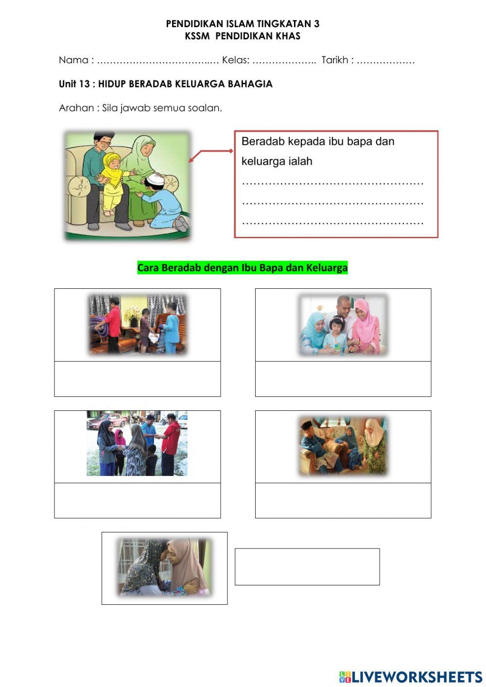 Beradab Dengan Ibu Bapa dan Keluarga