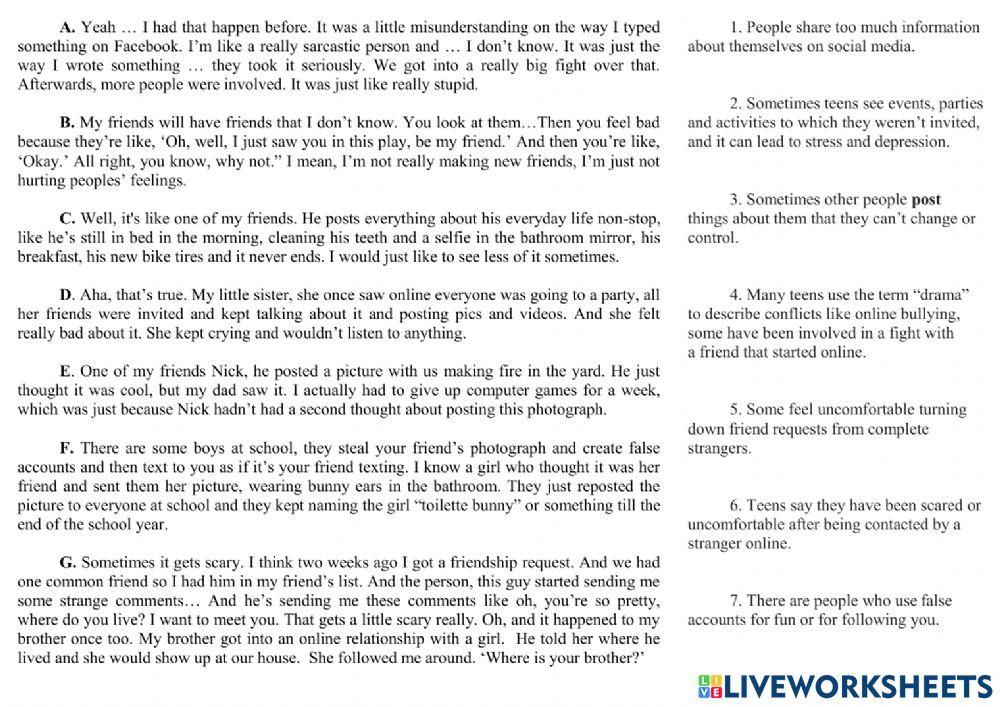 Negative network experiences