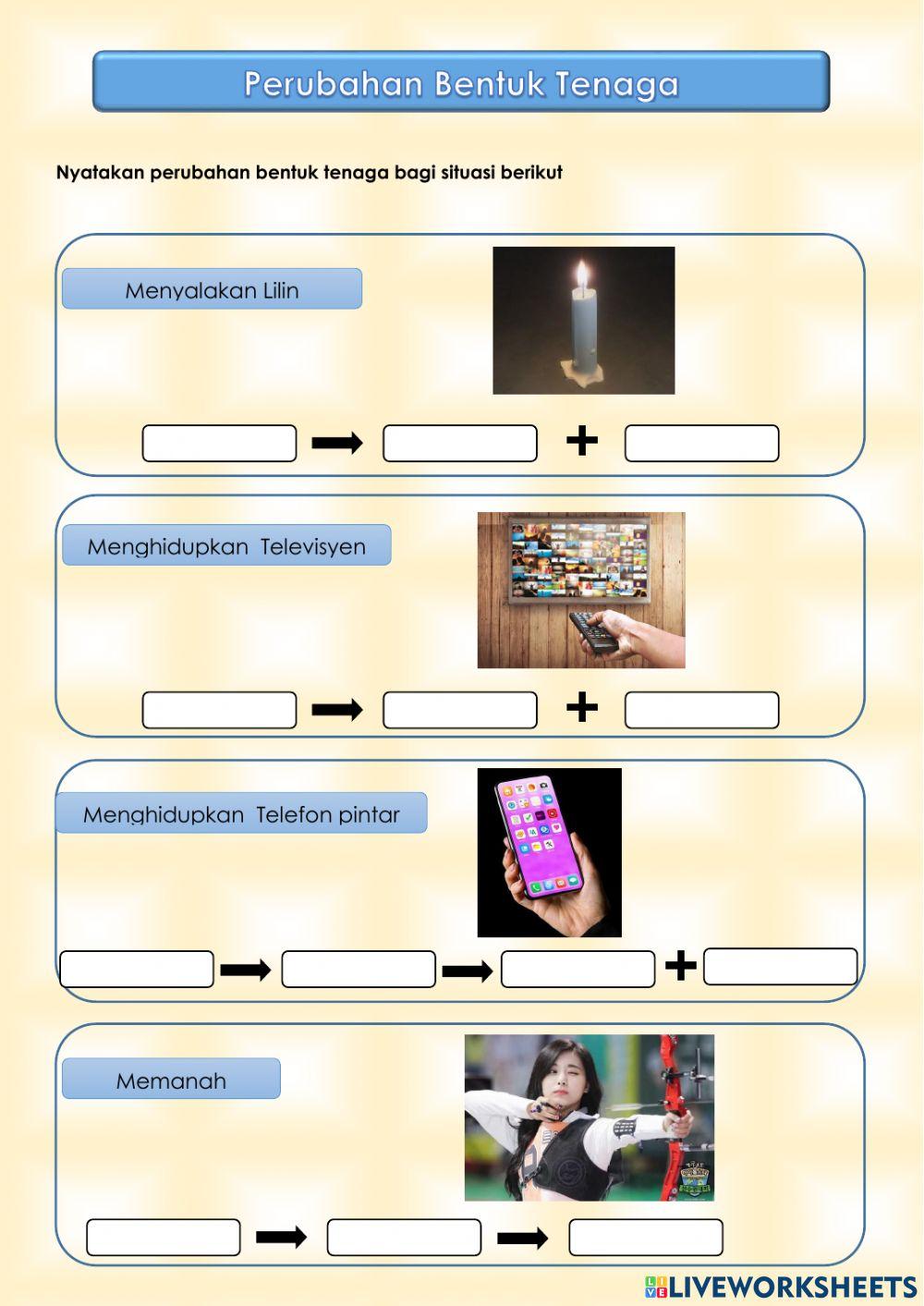 Sains tahun 4 tenaga