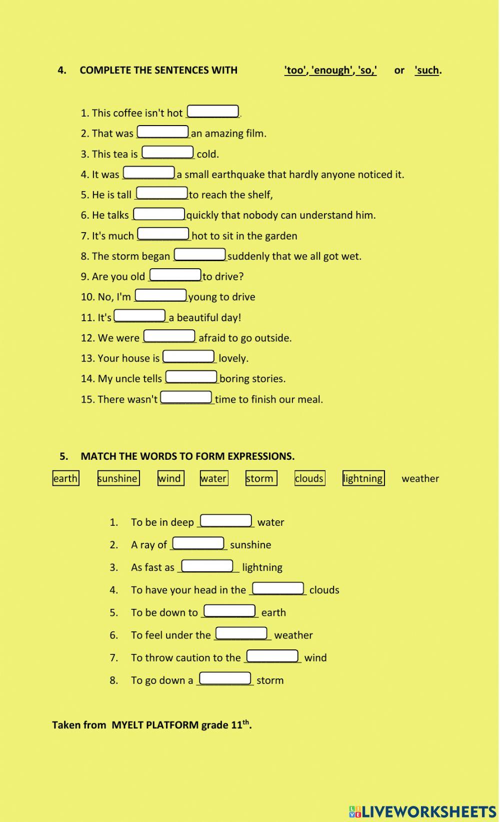 Exercise of the book