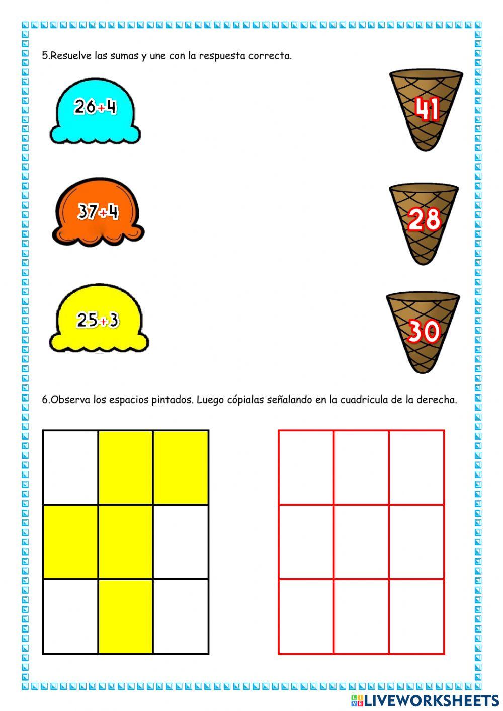 Evaluación de matemáticas