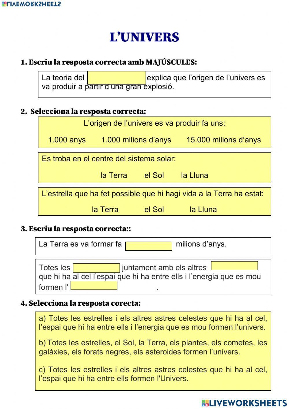 L'origen de l'Univers