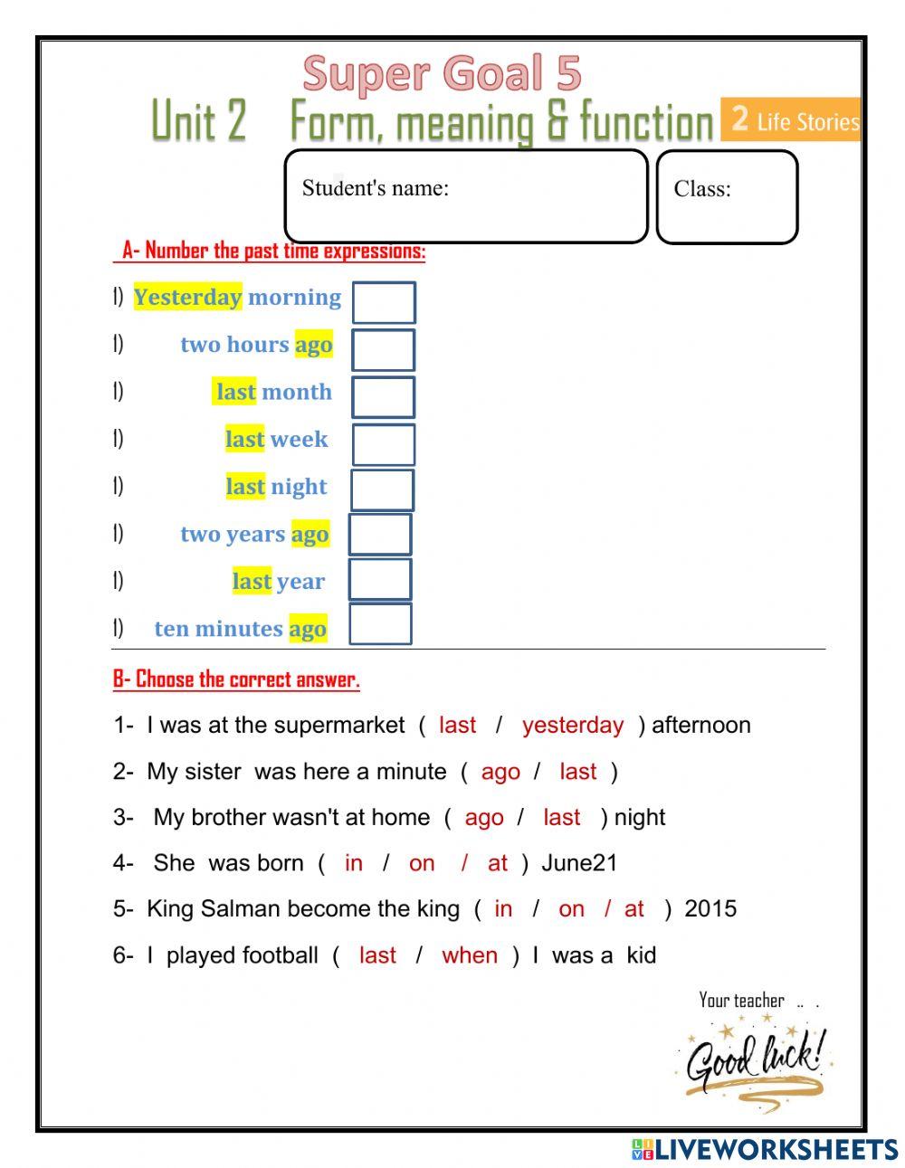Unit2 Form meaning and function Unit2 Form meaning and function