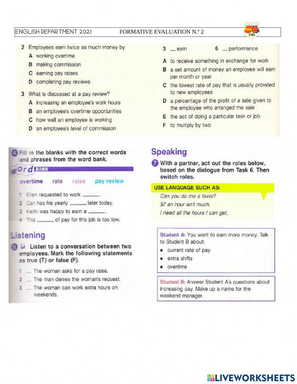 Business:Pay and benefits