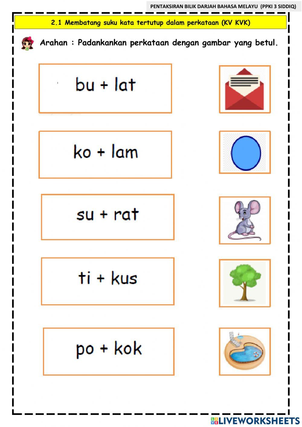 Pentaksiran bilik darjah bahasa melayu ppki 3 siddiq