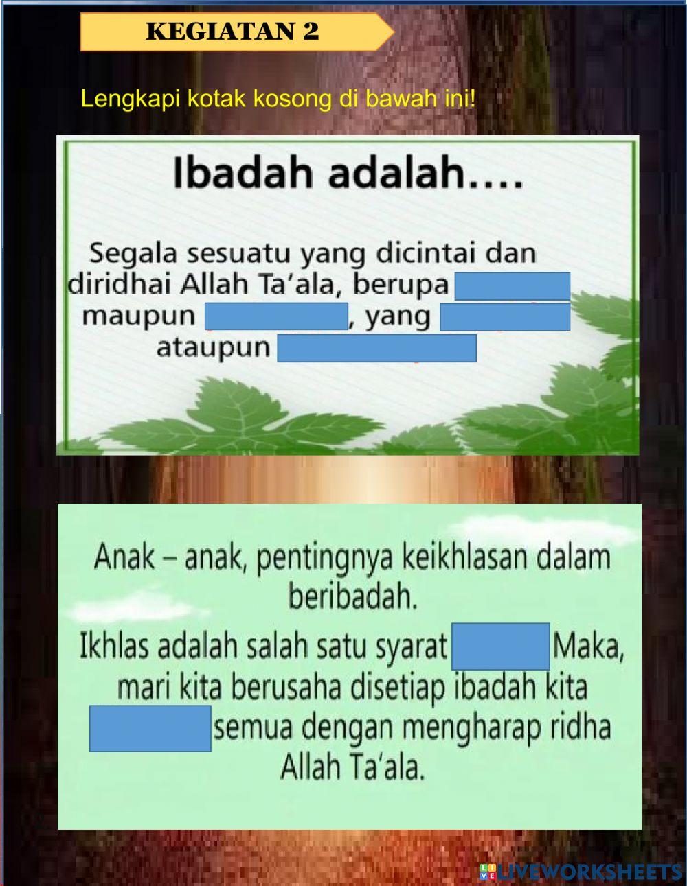 Aqidah 4 Pelajaran 6