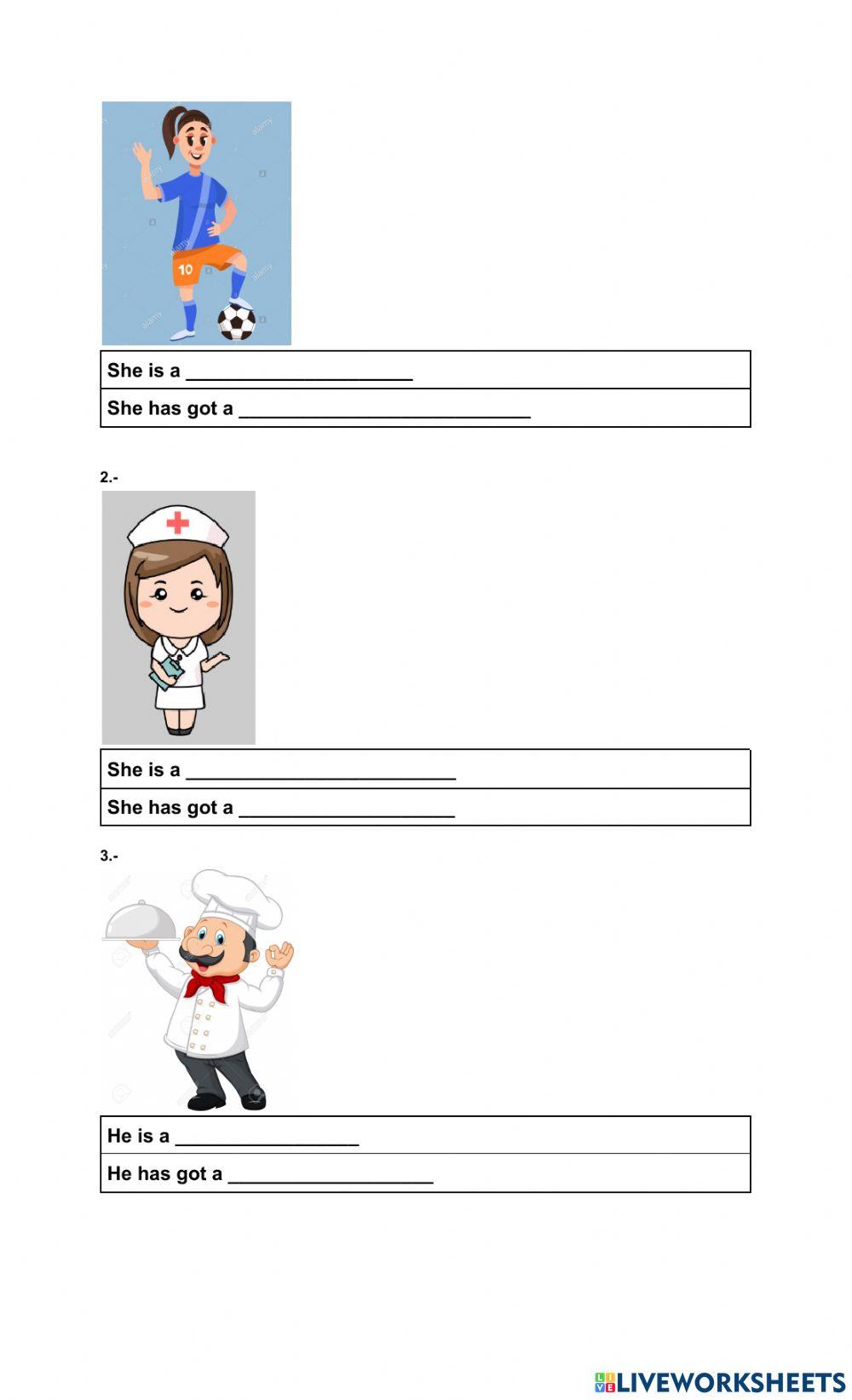 Jobs - have got has got