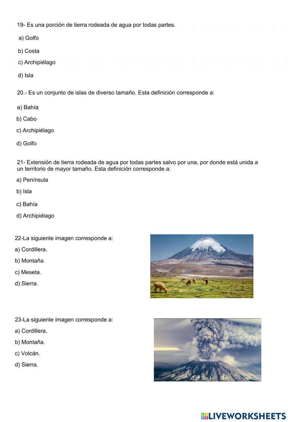 Evaluación Sumativa de América