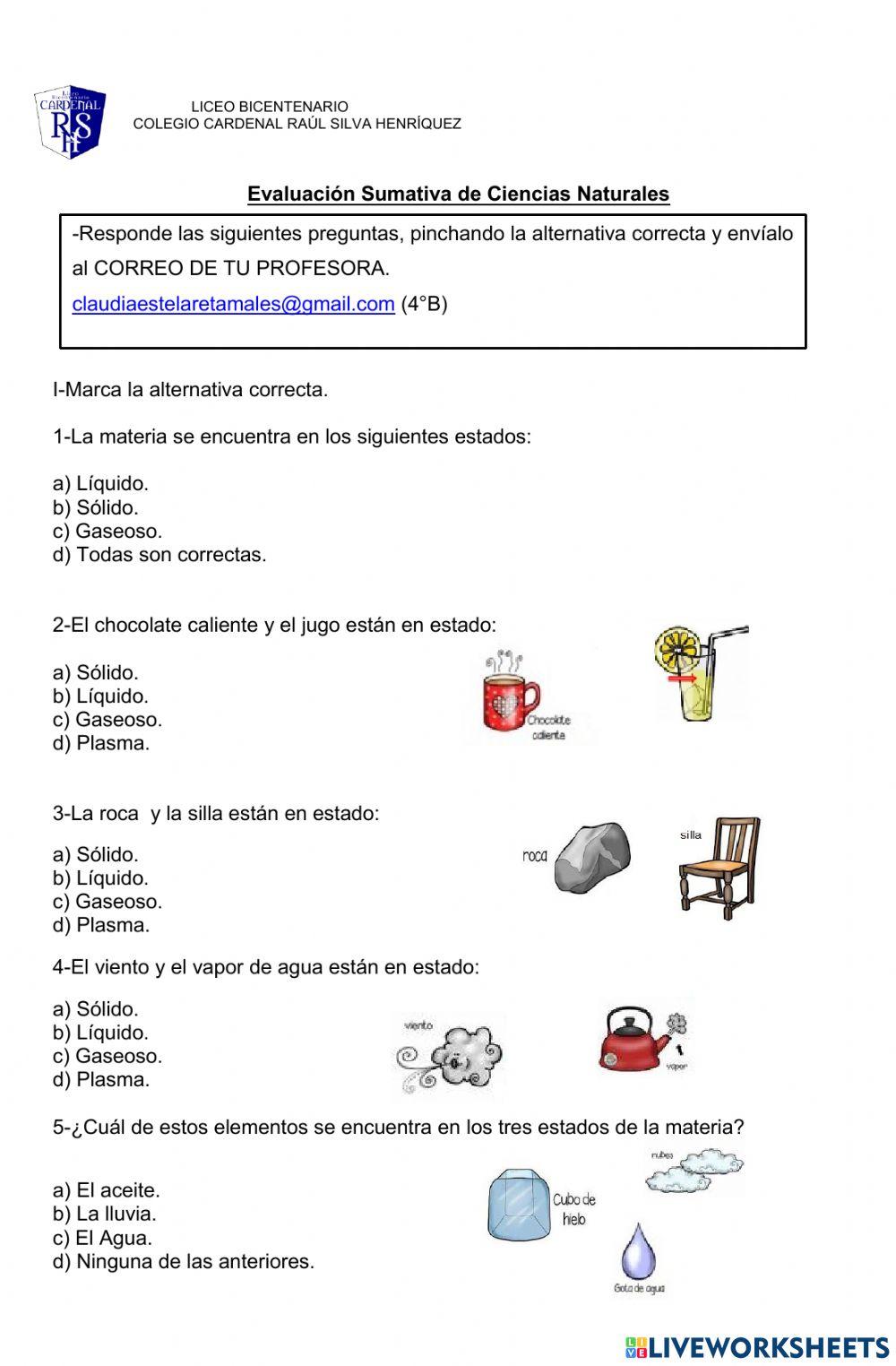 PRUEBA ESTADOS DE LA MATERIA 3