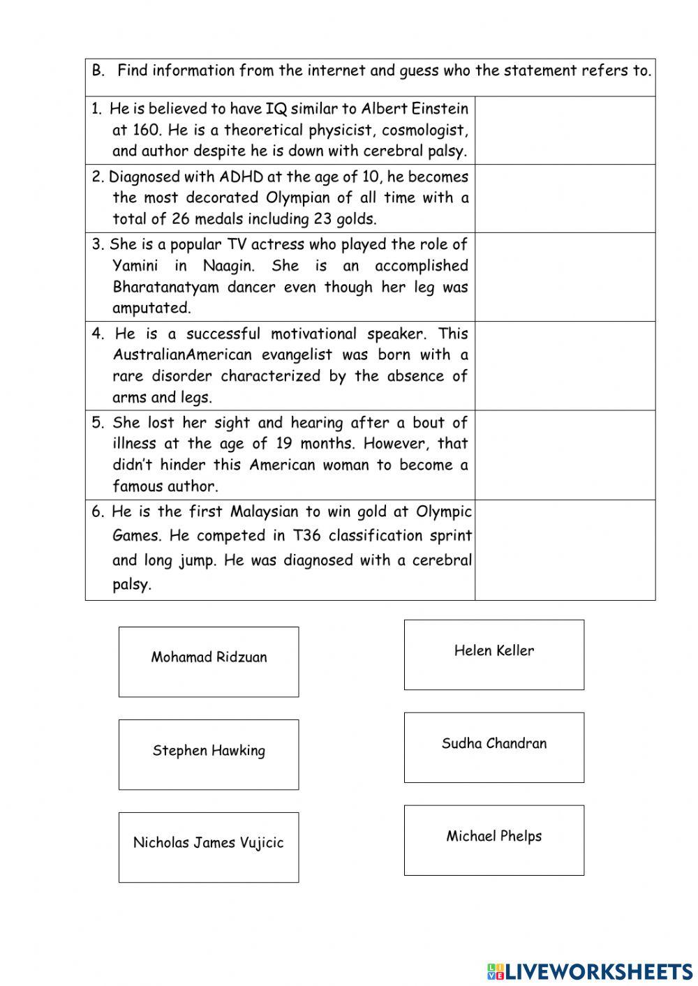 Unit 13 Overcoming The Odds