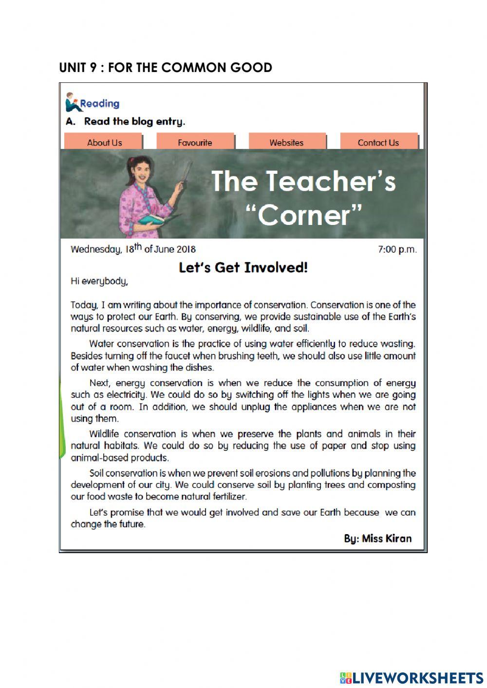 For the common goods