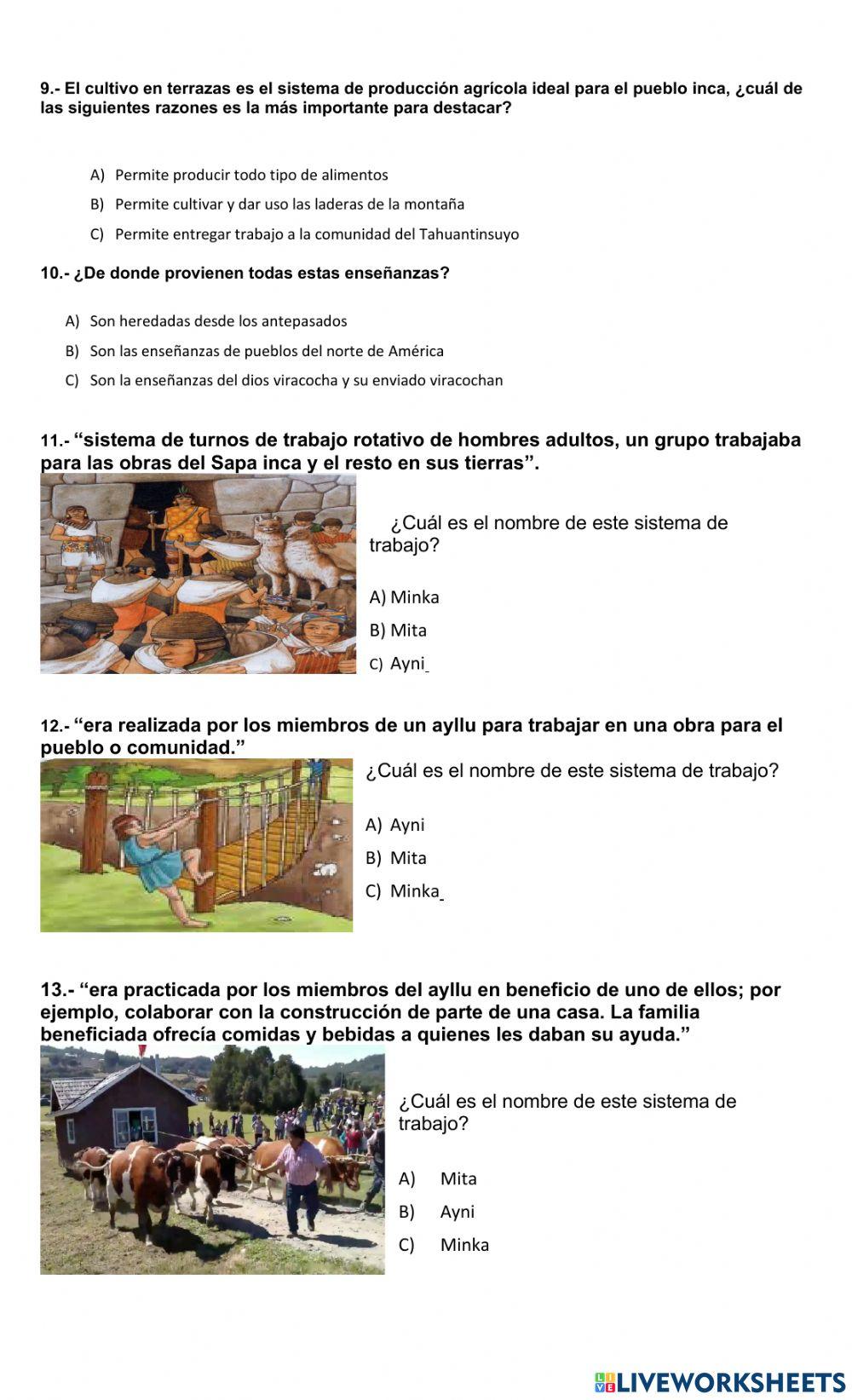 La civilozacion Inca