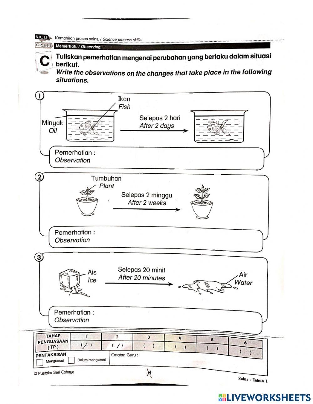 Unit 1 :SCIENTIFIC SKILLS
