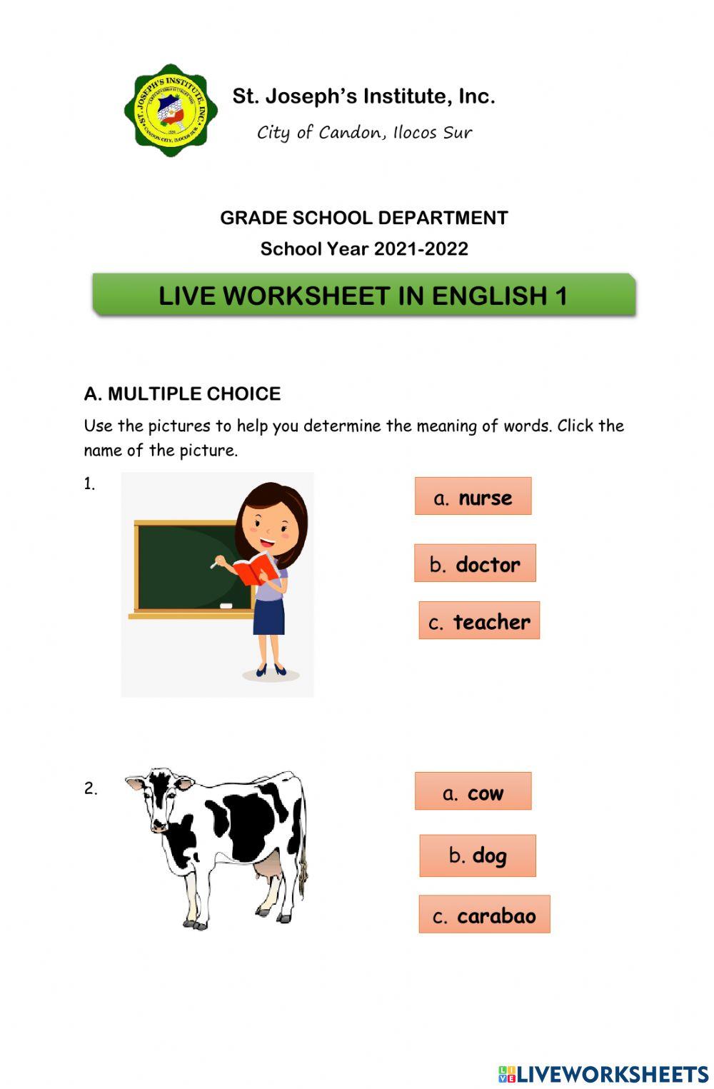 Giving Meaning Using Clues